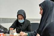 استقرار میز سلامت در راستای پویش ملی غربالگری دیابت و فشارخون بالا در مدرسه شهدای گمنام شهر چهاردانگه